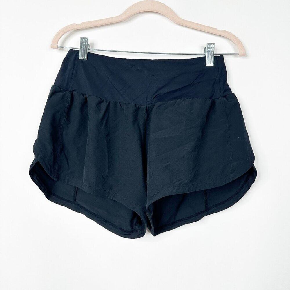 2/$30 Athletic Running Kiri Shorts Black Medium #A0013 - Picture 3 of 9